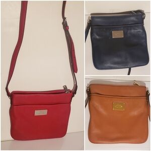 BUNDLE! 3 Ralph Lauren Leather Crossbody Purses, Pre-Loved